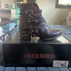Freebird Crue boot in wine